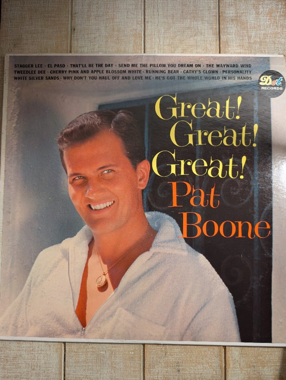Vintage Pat Boone Great! Great! Great! Vinyl Album